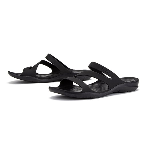 Klapki Crocs Swiftwater Sandal 203998-060 - czarne
