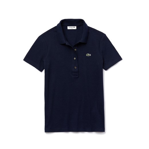 T-shirt męski Lacoste granatowy z krótkim rękawem