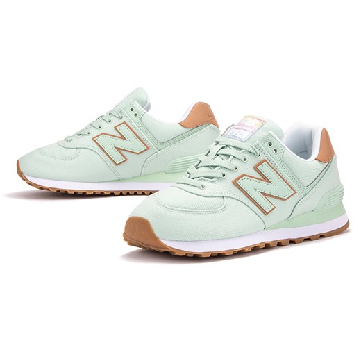 Buty sportowe damskie New Balance w stylu casual sznurowane 