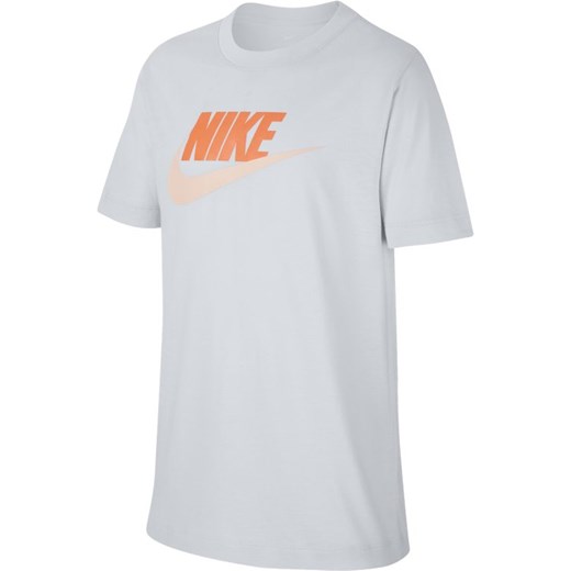 T-shirt chłopięce Nike z napisem z krótkim rękawem 