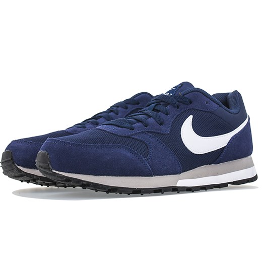 Buty sportowe męskie Nike niebieskie na jesień sznurowane 