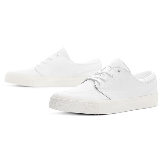 Trampki męskie białe Nike stefan janoski skórzane