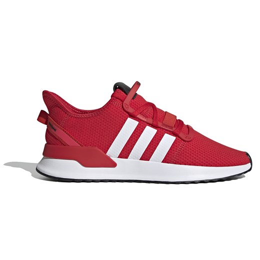 Buty sportowe męskie Adidas czerwone na wiosnę sznurowane 