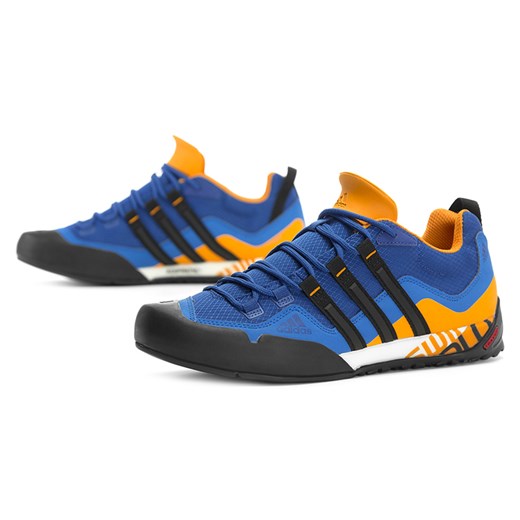 Buty sportowe męskie niebieskie Adidas terrex sznurowane 
