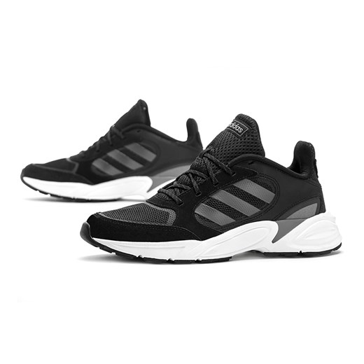 Buty sportowe damskie Adidas wiosenne sznurowane bez wzorów skórzane 