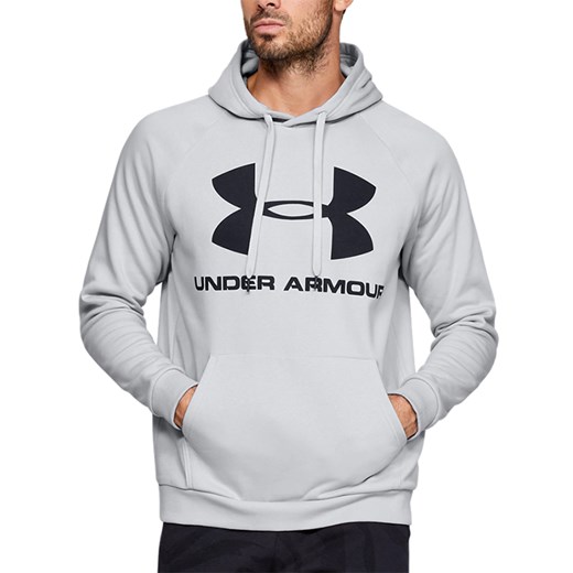 Bluza męska Under Armour z napisem z bawełny 