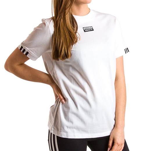 Bluzka sportowa Adidas w paski wiosenna 