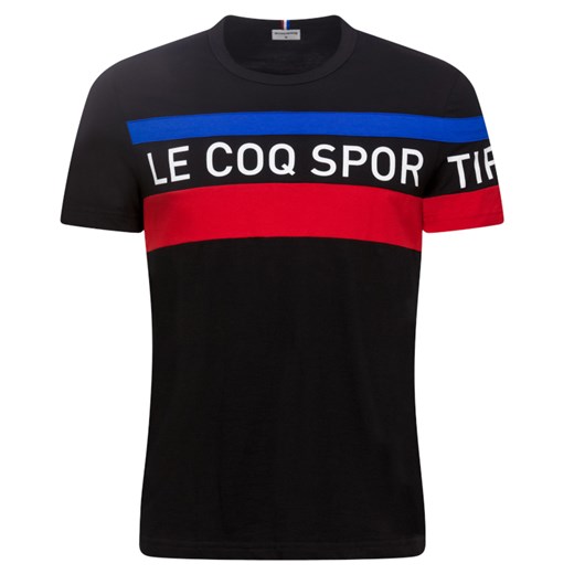 T-shirt męski Le Coq Sportif z krótkimi rękawami z napisami 