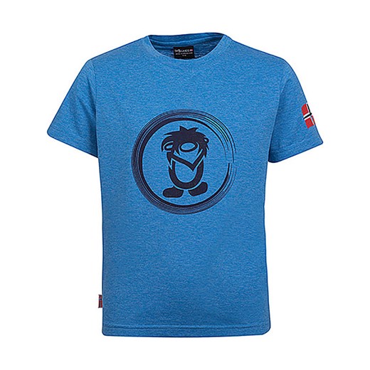 T-shirt chłopięce niebieski Trollkids