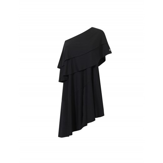 Sukienka czarna Madnezz mini asymetryczna 