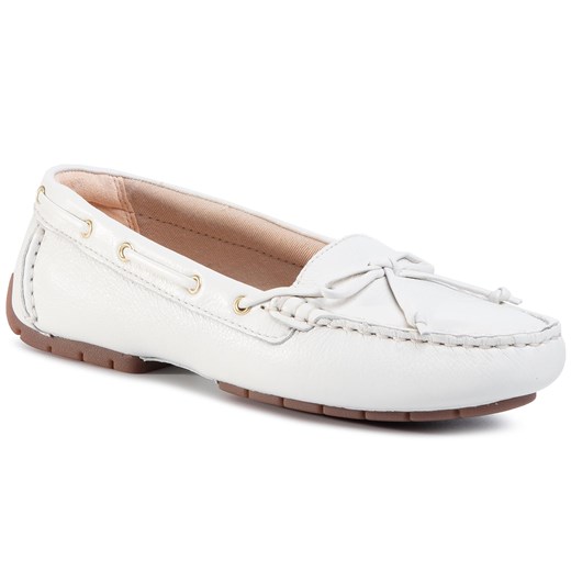 Mokasyny CLARKS - C Mocc Boat 261492714  White Leather Clarks  39 eobuwie.pl