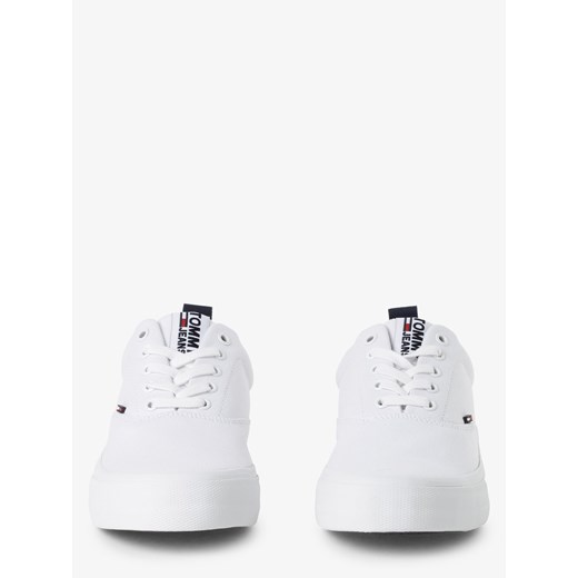 Trampki męskie Tommy Jeans na wiosnę sportowe białe wiązane 