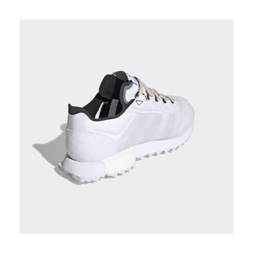 Buty sportowe męskie Adidas białe sznurowane na wiosnę z nubuku 