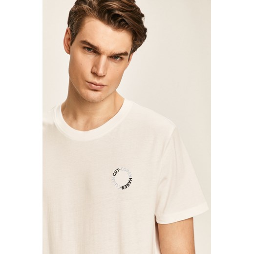 T-shirt męski biały Clean Cut Copenhagen z krótkim rękawem 