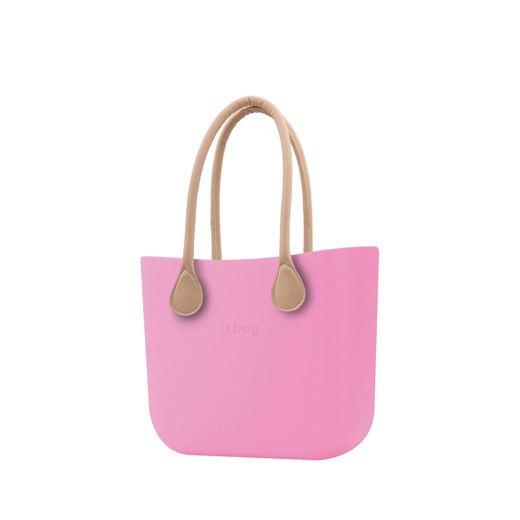 O bag  różowy torebka Pink z długimi uchwytami ze skajki natural O Bag Differenta.pl