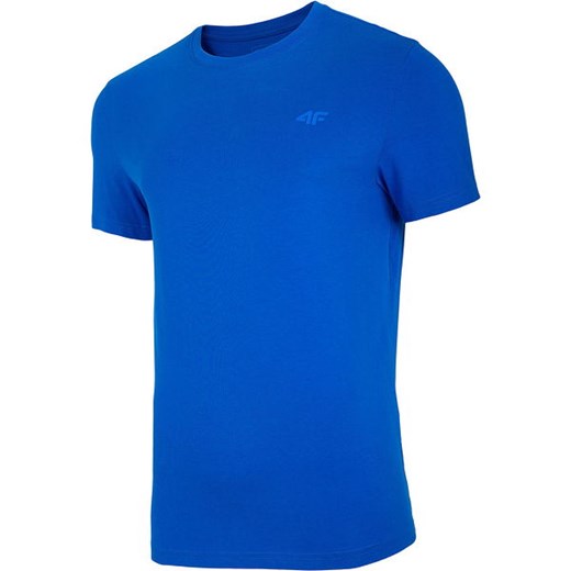 T-shirt męski niebieski 4F z krótkim rękawem 