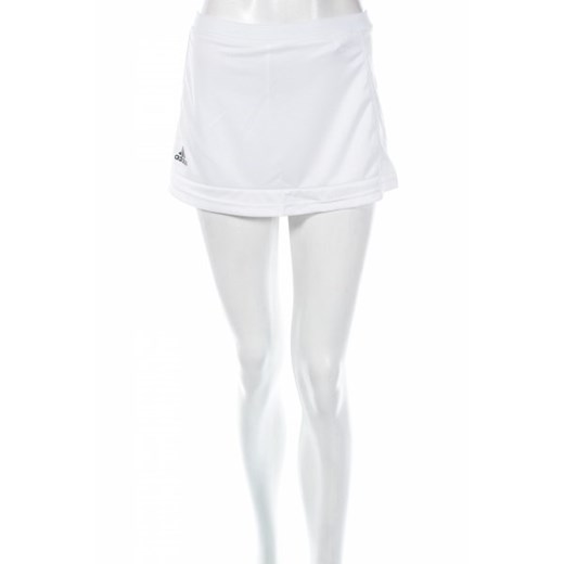 Spódnica Adidas biała mini bez wzorów 