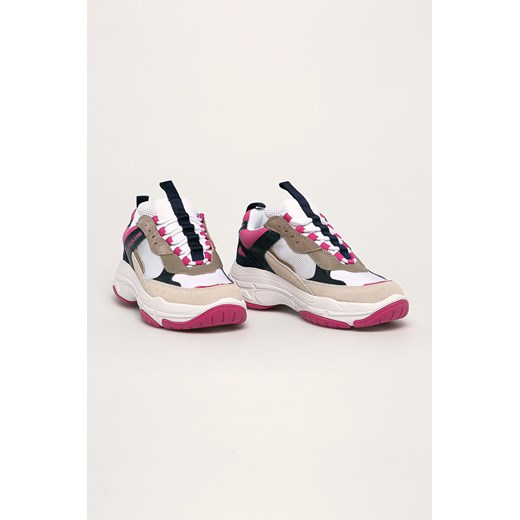 Buty sportowe damskie Calvin Klein na platformie młodzieżowe 