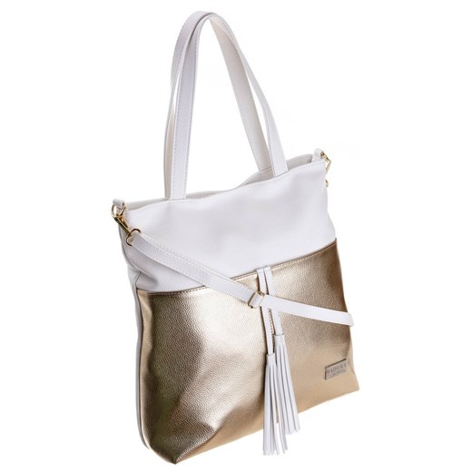 Shopper bag BADURA ze skóry ekologicznej na ramię 