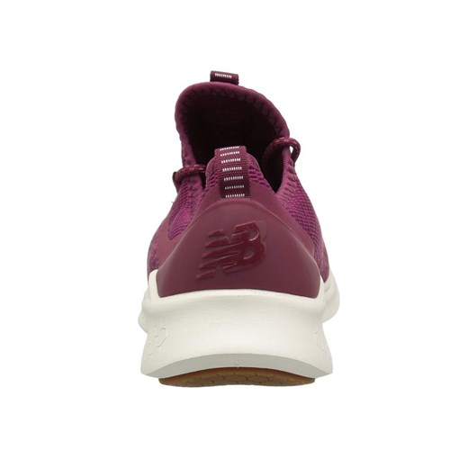 Buty sportowe damskie New Balance różowe sznurowane gładkie 