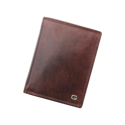 Stylowy skórzany portfel męsk iGregorio N4-CV RFID brązowy