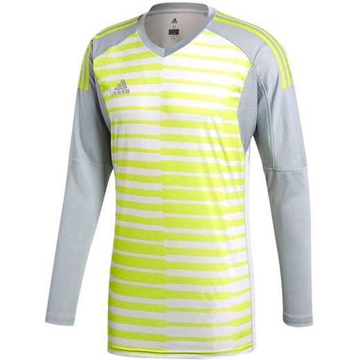 Koszulka bramkarska longsleeve AdiPro 18 GoalKeeper Adidas (szaro-limonkowa)