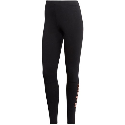 Legginsy damskie Essentials Linear Tight Adidas (czarno-różowe)