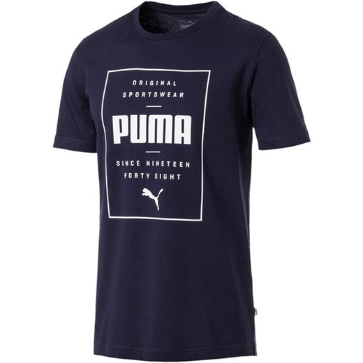 Koszulka sportowa Puma tkaninowa z napisem 