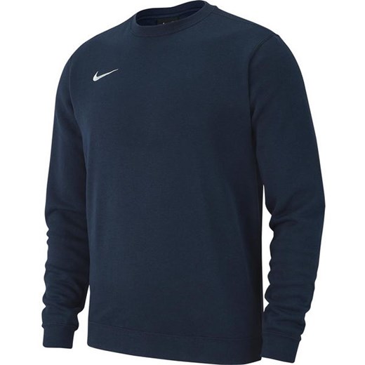 Niebieska bluza męska Nike bez wzorów 
