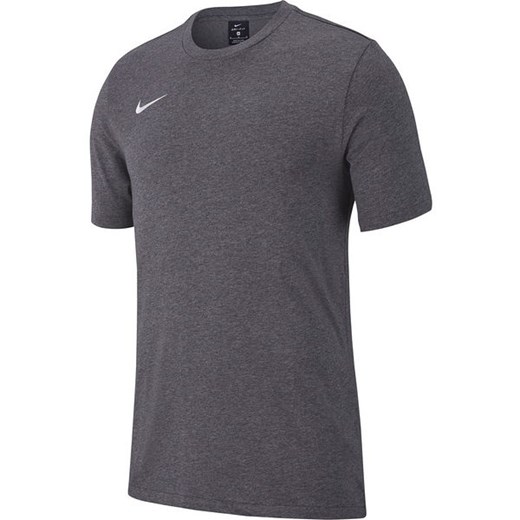 Nike t-shirt męski szary z krótkim rękawem gładki 