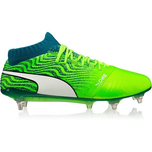 Buty sportowe męskie zielone Puma sznurowane