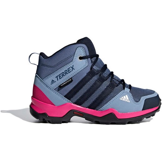 Buty trekkingowe damskie Adidas sportowe bez wzorów wiązane 