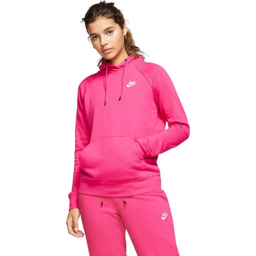 Bluza damska z kapturem Sportswear Essential Nike (różowa)