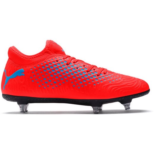 Buty piłkarskie korki Future 19.4 SG Puma (red blast/bleu azur)