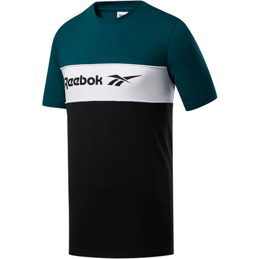 T-shirt męski Reebok Fitness wielokolorowy w sportowym stylu 