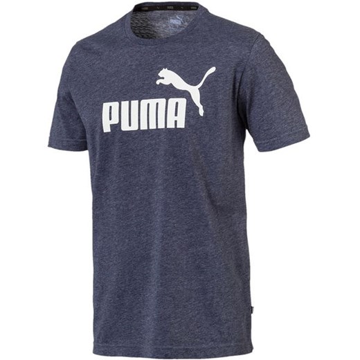 T-shirt męski Puma z napisami z krótkim rękawem 