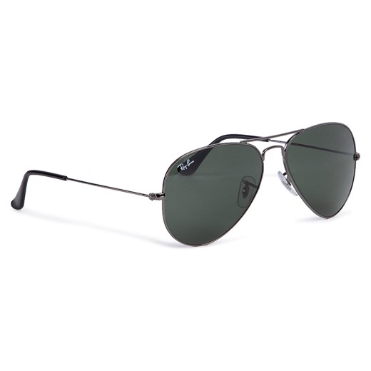 Okulary przeciwsłoneczne RAY-BAN - Aviator Large Metal 0RB3025 W0879 Gunmetal  Ray-Ban 58 okazyjna cena eobuwie.pl 