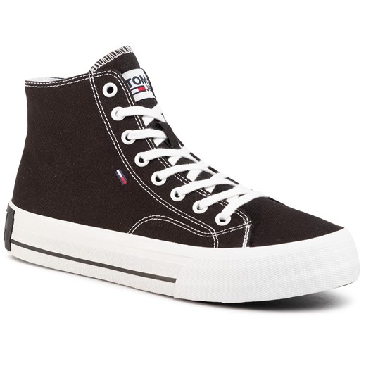 Sneakersy TOMMY JEANS - Classic Mid Tommy Jeans Sneaker EM0EM00402 Black BDS  Tommy Jeans 40 eobuwie.pl