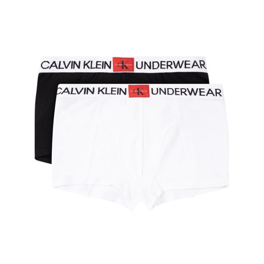Majtki dziecięce Calvin Klein Underwear dla dziewczynki z napisem 