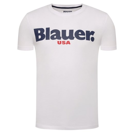 T-shirt męski Blauer z krótkim rękawem wiosenny 