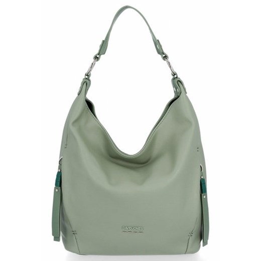 Shopper bag David Jones mieszcząca a5 matowa na ramię