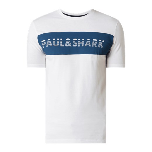 T-Shirt z bawełny organicznej Paul & Shark  4XL Peek&Cloppenburg 