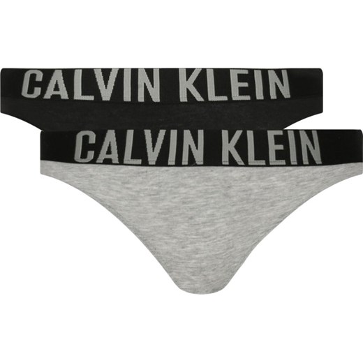 Majtki dziecięce Calvin Klein Underwear dla dziewczynki z napisami 