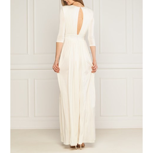 Sukienka Elisabetta Franchi biała maxi 