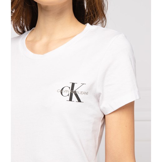 Bluzka damska Calvin Klein casual gładka 