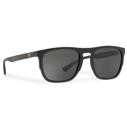 Okulary przeciwsłoneczne EMPORIO ARMANI - 0EA4114 501787 Black  Emporio Armani 55 wyprzedaż eobuwie.pl 