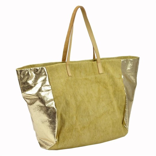 Shopper bag Lookat lakierowana na ramię 