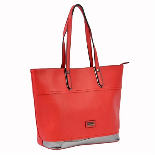 Shopper bag Pierre Cardin duża na ramię bez dodatków 