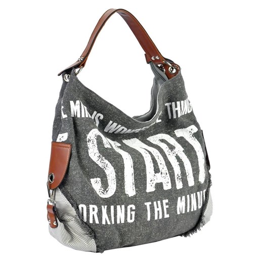 Lookat shopper bag duża w stylu młodzieżowym na ramię 