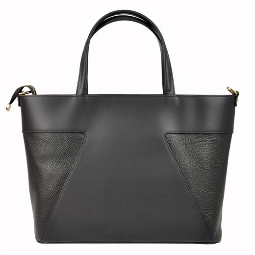 Shopper bag Pierre Cardin skórzana biała duża bez dodatków 
